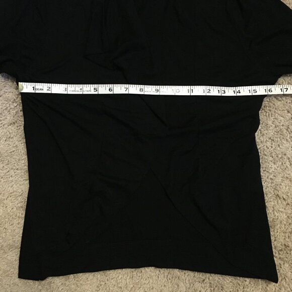 Vintage Black Semi Cropped Rayon Whimsigoth Open Cardigan - Picture 13 of 16